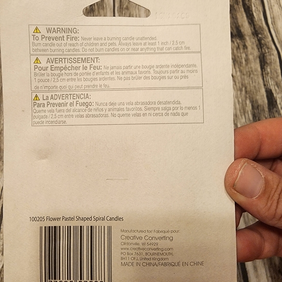 Flower candles, set of 8. Green, yellow, pink and blue pastels. - Picture 3 of 3